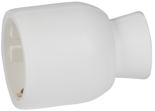 Розетка штепсельная с заземлением прямая Legrand Helium 16А белый картинка