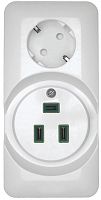Розетка силовая комбинированная Systeme Electric Прима 32А 2P+N + 16А 230В белый Systeme Electric — купить по цене от 592 ₽ | ПрофБезопасность