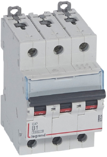 Выключатель автоматический Legrand DX3-E 6000 3п 1А B 10кА