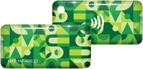 Брелок Mifare ID 13.56 MHz (AIRTAG зеленый)