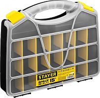 Органайзер Stayer SPACE-15, 380 х 310 х 70 мм, (15″) с 21 ячейкой (38038-15) Stayer — купить по цене от 600 ₽ | ПрофБезопасность