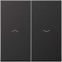Лицевая панель Jung LS990 metal для 2-кл. выключателя жалюзи алюминий темный Jung — купить по цене от 7&nbsp;765 ₽ | ПрофБезопасность