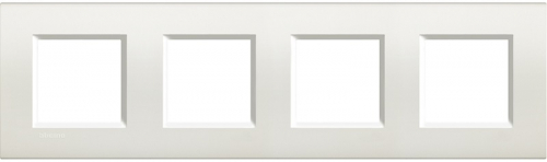 Рамка прямоугольная Legrand BTicino LivingLight 8 мод белый картинка