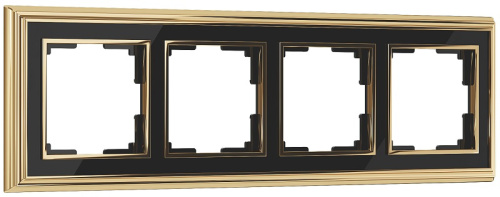 Рамка универсальная Werkel Palacio Classic 4-м. металл золото/черный, Werkel, купить, цена, доставка, безопасность Рамка универсальная Werkel Palacio Classic 4-м. металл золото/черный Werkel — купить по цене от 2 550 ₽ | ПрофБезопасность