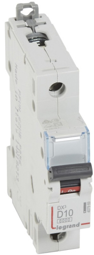 Выключатель автоматический Legrand DX3-E 6000 1п 10А D 10кА