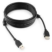 Удлинитель USB Cablexpert CCF-USB2-AMAF-10 3м, черный картинка