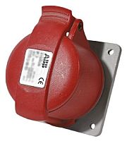Розетка кабельная встраиваемая ABB Easy-Safe 416RU6 16А 3P+PE+N 400В IP44 красный ABB — купить по цене от 1&nbsp;235 ₽ | ПрофБезопасность