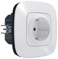 Умная розетка Valena Allure Netatmo 1-м. шторки IP41 16А белый Legrand — купить по цене от 5&nbsp;010 ₽ | ПрофБезопасность