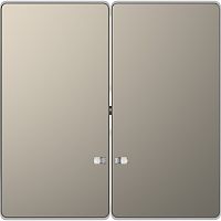 Лицевая панель Schneider Electric Merten D-Life для 2-кл. выключателя с подсветкой никель 