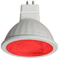 Лампа светодиодная Ecola Color MR16 Софит GU5.3 220В 7Вт Красная 47х50мм Ecola — купить по цене от 160 ₽ | ПрофБезопасность