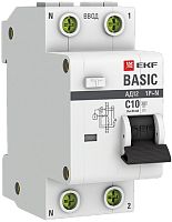 Автомат дифференциального тока АВДТ EKF Basic АД-12 2п 10А 30мА 4,5кА C тип AC