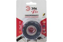 Изолента ЭРА PRO PROSS25 силиконовая самослипающаяся 25 мм х 3 м черная