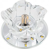 Светильник встраиваемый Fametto/Luciole DLS-L125 G9 GLASSY/CLEAR 65мм/35Вт+1Вт Fametto — купить по цене от 320 ₽ | ПрофБезопасность