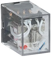 Реле промежуточное IEK ONI РЭК77/4(LY4) с индикацией 10А 12В AC