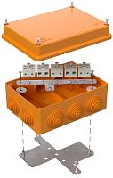 Коробка огнестойкая Промрукав 150x110x70мм под винт 10x1,5мм IP55 оранжевый картинка