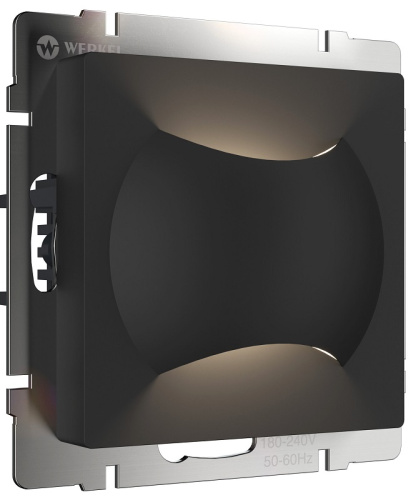 Встраиваемая LED подсветка без рамки Werkel Moon X2 1Вт 4000К черный матовый Werkel — купить по цене от 2&nbsp;350 ₽ | ПрофБезопасность