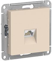 Розетка компьютерная без рамки Systeme Electric AtlasDesign 1-м. RJ45 5e бежевый