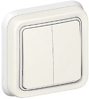 Переключатель с рамкой Legrand Plexo 2-кл. проходной IP55 белый Legrand — купить по цене от 2&nbsp;934 ₽ | ПрофБезопасность