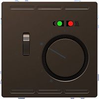 Терморегулятор механический с датчиком без рамки Schneider Electric D-Life 0С +50С мокко