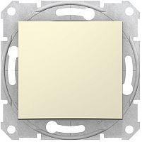 Переключатель без рамки Schneider Electric Sedna 1-кл. проходной бежевый