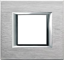 Рамка прямоугольная Legrand BTicino Аxial Axolute 2 мод Хром 