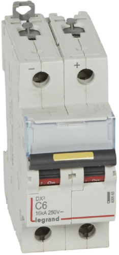 Выключатель автоматический Legrand DX3-E 10000 2п 6А C 16кА