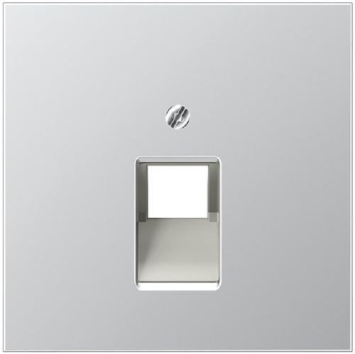 Лицевая панель Jung LS990 metal для 1-м. розетки RJ11/RJ45 алюминий Jung — купить по цене от 3&nbsp;422 ₽ | ПрофБезопасность