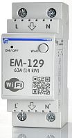 Реле напряжения с функцией Wi-Fi счетчика электроэнергии на DIN-рейку НовАтек-Электро ЕМ-129