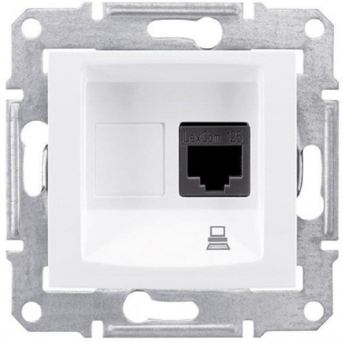Розетка компьютерная без рамки Schneider Electric Sedna 1-м. RJ45 5e белый, Schneider Electric, купить, цена, доставка, безопасность Розетка компьютерная без рамки Schneider Electric Sedna 1-м. RJ45 5e белый Schneider Electric — купить по цене от 1 025 ₽ | ПрофБезопасность