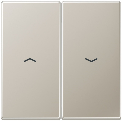 Лицевая панель Jung LS990 metal для 2-кл. выключателя жалюзи сталь Jung — купить по цене от 4&nbsp;950 ₽ | ПрофБезопасность