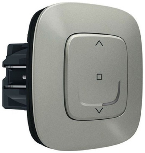 Умный выключатель управления жалюзи Valena Allure Netatmo 1-кл. IP20 алюминий Legrand — купить по цене от 5&nbsp;428 ₽ | ПрофБезопасность