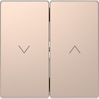 Лицевая панель Schneider Electric Merten D-Life для 2-кл. выключателя жалюзи шампань
