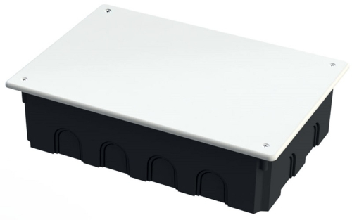 Коробка распределительная HF СП Промрукав 256х171х70мм для сплошных стен черный (12шт)