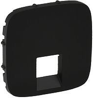 Лицевая панель Legrand Valena Allure для 1-м. розетки RJ11/RJ45 антрацит