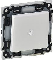 Выключатель с подсветкой без рамки Legrand Valena Life 1-кл. IP44 белый