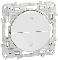 Выключатель жалюзи без фиксации без рамки Schneider Electric Odace 2-кл. белый