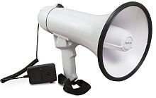 Мегафон ручной TerraSound ЭМ-20СЗА белый