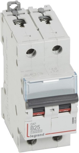 Выключатель автоматический Legrand DX3-E 10000 2п 25А B 16кА