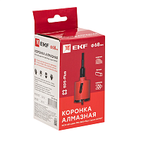 Коронка алмазная по бетону 68 мм EKF Exper DCH-68 Laser M16 SDS-Plus dch-68-m16