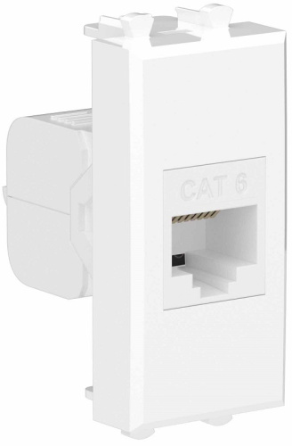 Розетка компьютерная модульная DKC Avanti 1-м. 1 мод. RJ45 6е белое облако DKC — купить по цене от 520 ₽ | ПрофБезопасность