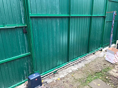 Автоматизация откатных ворот в частном доме