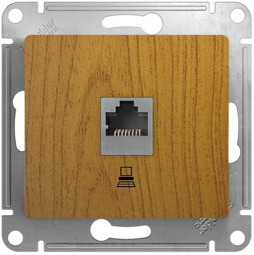 Розетка компьютерная без рамки Systeme Electric Glossa 1-м. RJ45 5e дерево, Systeme Electric, купить, цена, доставка, безопасность Розетка компьютерная без рамки Systeme Electric Glossa 1-м. RJ45 5e дерево Systeme Electric — купить по цене от 1 823 ₽ | ПрофБезопасность