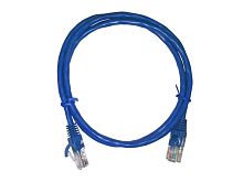 Патч-корд NETKO Optima UTP4, ВС, LSZH, литой коннектор,1 м (синий)