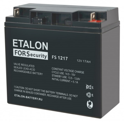 Аккумулятор ETALON FS 1217, ETALON, купить, цена, доставка, безопасность Аккумулятор ETALON FS 1217 ETALON — купить по цене от 2 990 ₽ | ПрофБезопасность