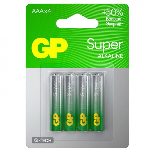 Элемент питания GP LR03 Super Plus Alkaline G-TECH 24AA21-2CRSBC4 4 шт (упак) AAA (батарейка), GP, купить, цена, доставка, безопасность Элемент питания GP LR03 Super Plus Alkaline G-TECH 24AA21-2CRSBC4 4 шт (упак) AAA (батарейка) GP — купить по цене от 210 ₽ | ПрофБезопасность