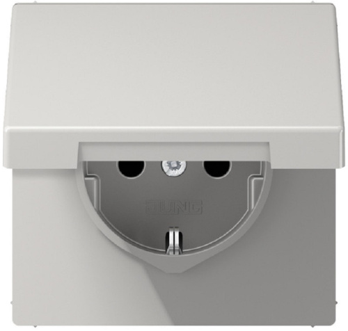 Розетка с заземлением без рамки Jung LS990 1-м. крышка шторки для IP44 серый Jung — купить по цене от 6&nbsp;449 ₽ | ПрофБезопасность