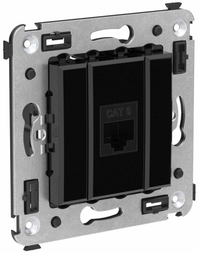 Розетка компьютерная без рамки DKC Avanti 1-м. RJ45 6е черный квадрат, DKC, купить, цена, доставка, безопасность Розетка компьютерная без рамки DKC Avanti 1-м. RJ45 6е черный квадрат DKC — купить по цене от 912 ₽ | ПрофБезопасность