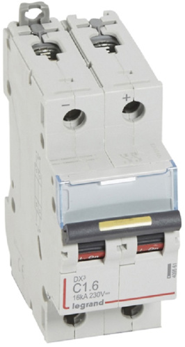 Выключатель автоматический Legrand DX3-E 10000 2п 1.6А C 16кА