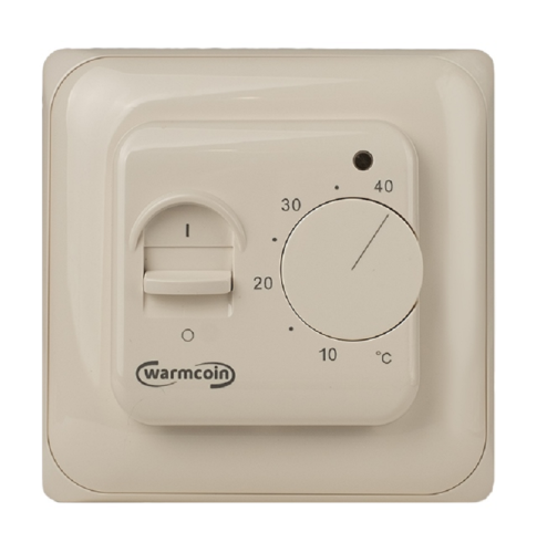 Терморегулятор механический W70 (Beige) 16А бежевый, Warmcoin, купить, цена, доставка, безопасность Терморегулятор механический W70 (Beige) 16А бежевый Warmcoin — купить по цене от 750 ₽ | ПрофБезопасность
