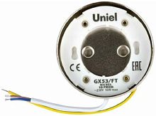 Светильник накладной Uniel GX53/FT NICKEL 10 PROM GX53 220В Никель Uniel — купить по цене от 220 ₽ | ПрофБезопасность